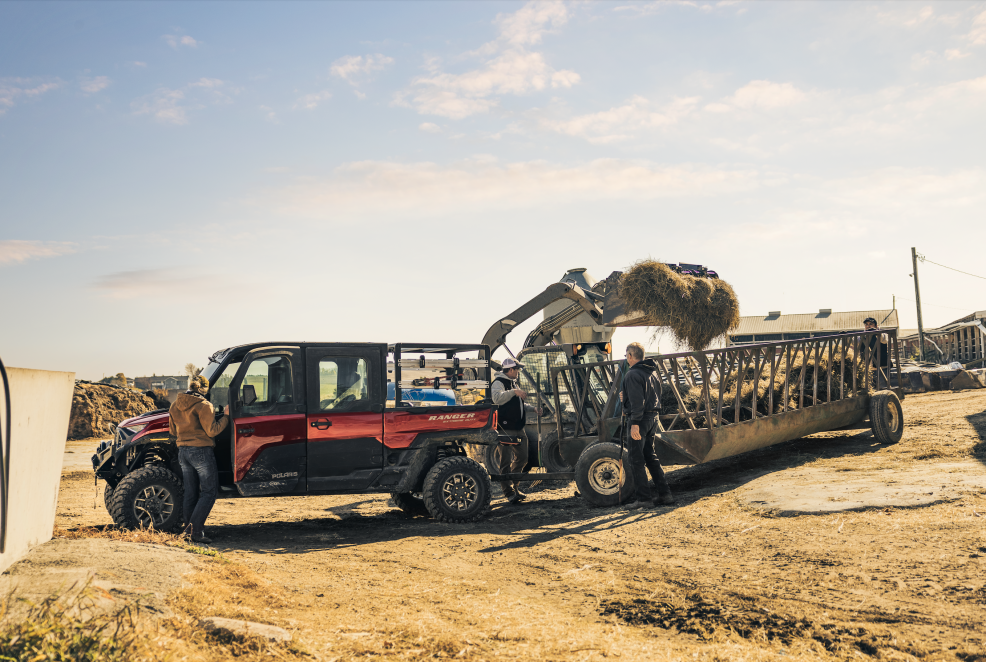 Polaris Ranger XD 1500 UTV towing