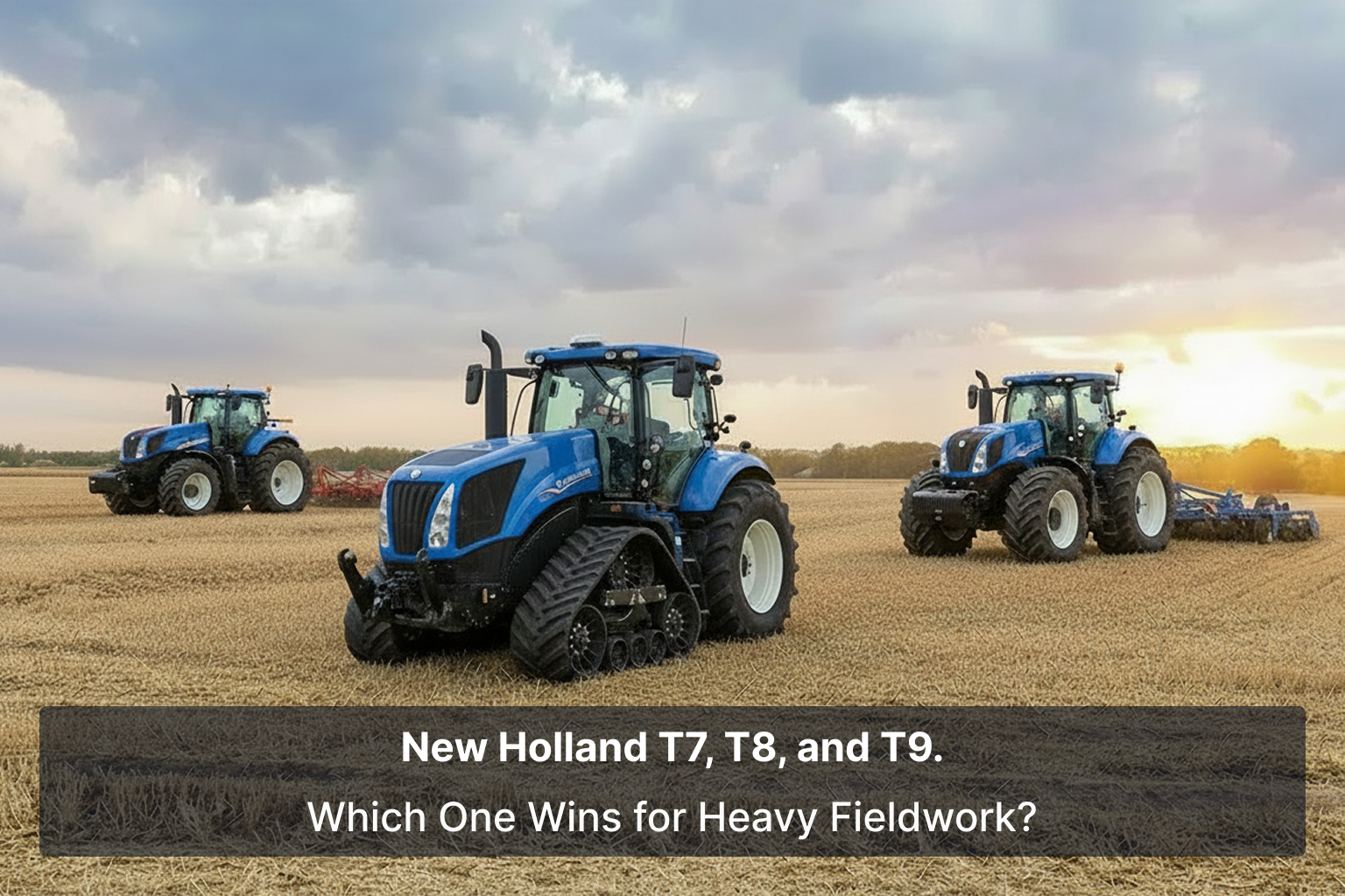 New Holland Tractor Lineup Explained: Key Differences Between T7, T8 & T9 Series and Which One Wins for Heavy Fieldwork